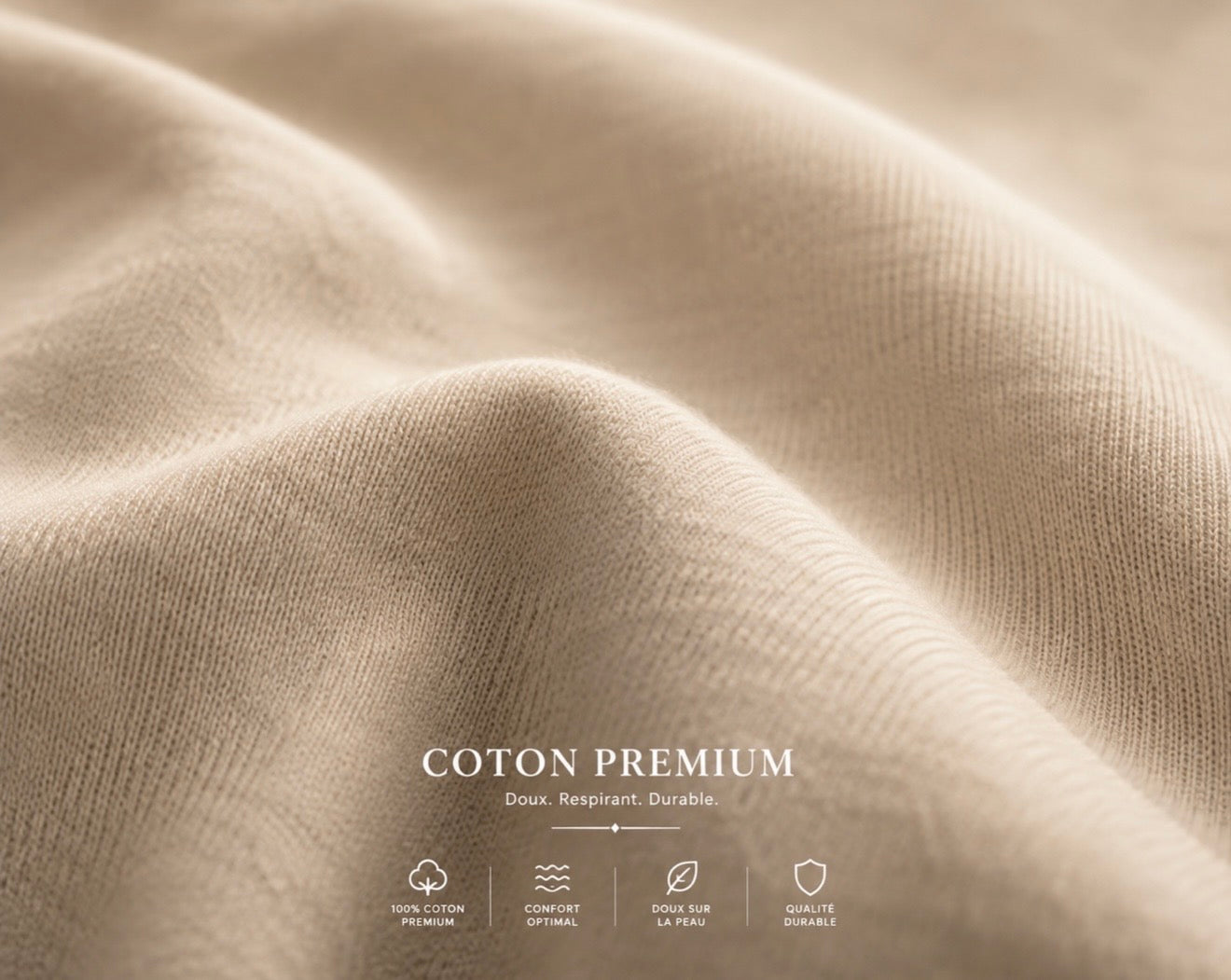 Gros plan sur le coton premium NAYZEL